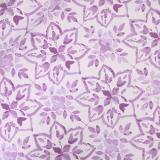 Dekostoff - Half Panama -  Fiore Viola