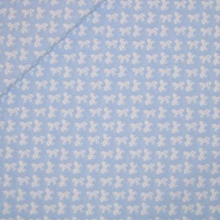 Baumwolle - Baby Boom - Einhörner - hellblau