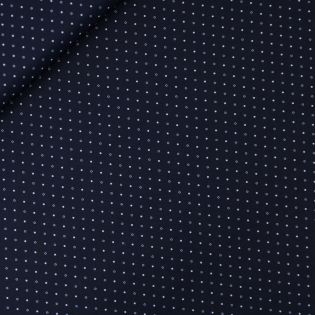 Funktionsstoff - navy - gepunktet