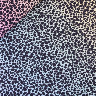 Baumwollvoile - Leopard mit Farbverlauf