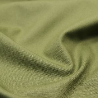 Baumwoll - Canvas - uni - khaki