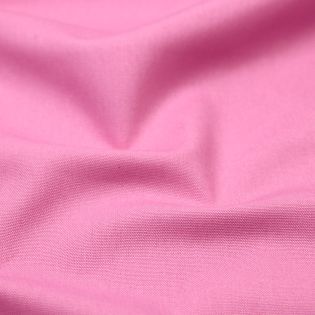 Baumwoll - Canvas - uni - rosa