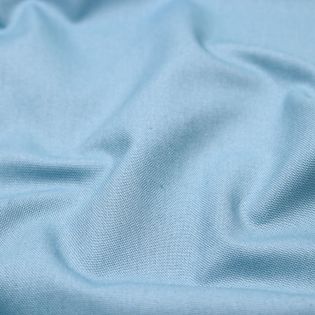 Baumwoll - Canvas - uni - eisblau