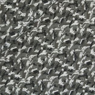 Baumwolljersey - Adler - grau