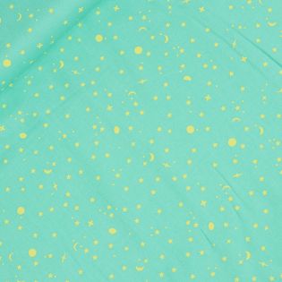 Patchwork - Baumwolle - Tula Pink - True Colors - Space Sprinkles - mint