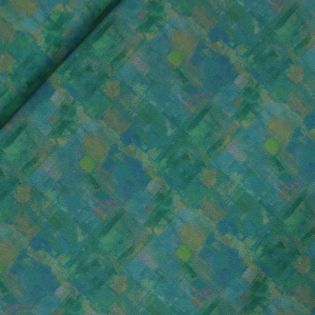 Patchwork - Baumwolle - weiche Verläufe - dunkelgrün