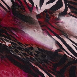 Strickjersey - Zebra und Leo