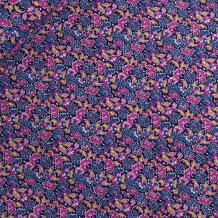 Baumwolle - Blumenwiese - bunt