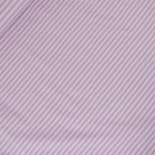 Baumwolljersey - Streifen - grau-rosa