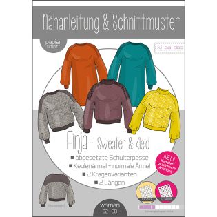 Schnittmuster - ki - ba - doo - Finja - Sweater und Kleid - Woman