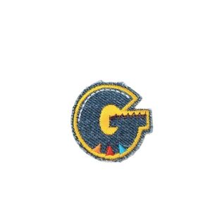 Applikation - Fun Letters - Jeans - Buchstabe G
