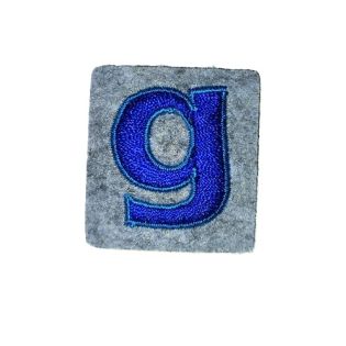 Applikation - Fun Letters - Patch - Buchstabe g