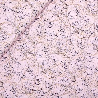 Baumwolljersey - Geometrie - rosa