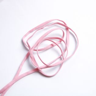 Gummiband - flach - 5 mm breit - rose