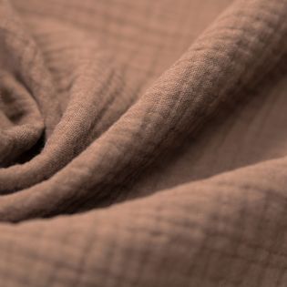 Baumwoll - Musselin - Double Gauze - taupe