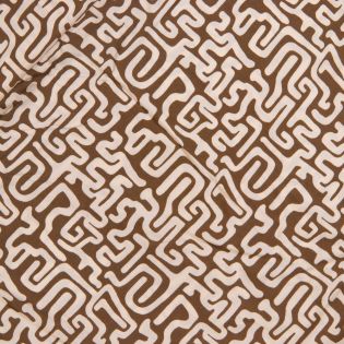 Viskose - Sandpfade - Braun - beige 