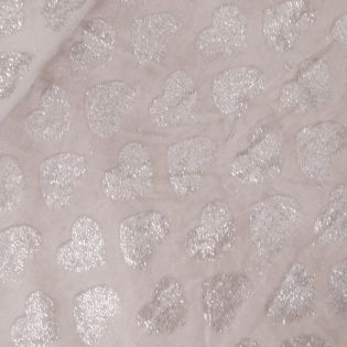 Wellnessfleece - glitzernde Herze