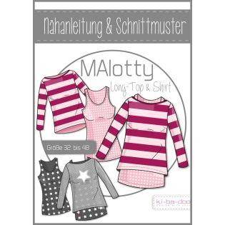 Schnittmuster - ki - ba - doo - MAlotty - Long - Top und Shirt - Woman