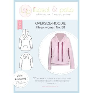 Schnittmuster - Lillesol & Pelle - Lillesol Women No. 58 - Oversize - Hoodie 