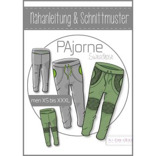 Schnittmuster - ki - ba - doo - PAjorne - Sweat-Hose - Man