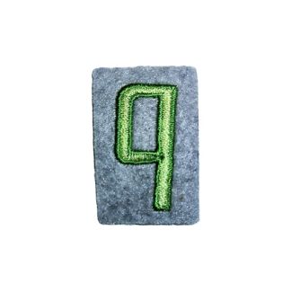 Applikation - Fun Letters - Patch - Buchstabe q