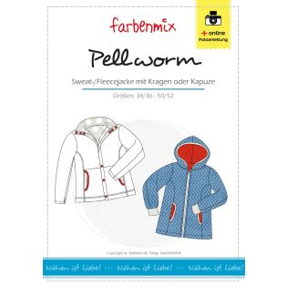 Schnittmuster - Farbenmix - klein Pellworm - Sweat / Fleecejacke - Kids