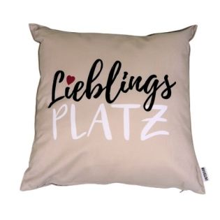 Outdoor-Kissen - Lieblingsplatz - beige