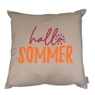 Outdoor-Kissen - Hallo Summer - pink-orange