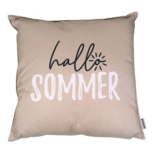 Outdoor-Kissen - Hallo Summer - beige