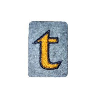 Applikation - Fun Letters - Patch - Buchstabe t