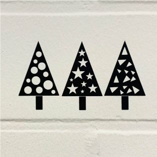 Freebie - Weihnachtsbäume - Brother Plotterdatei
