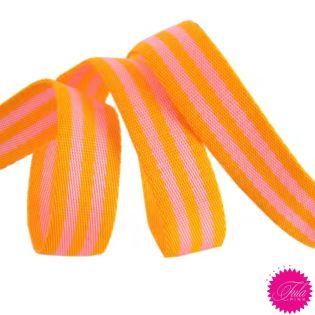 Tula Pink - Gurtband - pink-orange - 2 Yards
