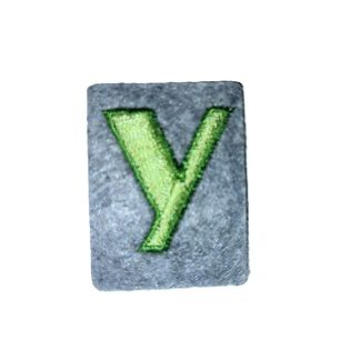 Applikation - Fun Letters - Patch - Buchstabe y