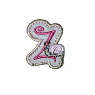 Applikation - Fun Letters - rosa - Buchstabe z
