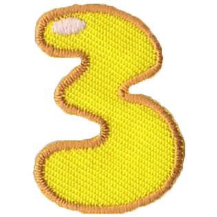 Applikation - Fun Letters - Zahl 3