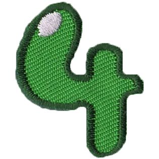 Applikation - Fun Letters - Zahl 4
