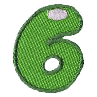 Applikation - Fun Letters - Zahl 6