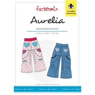 Schnittmuster - Farbenmix - Aurelia - Sammeltaschenhose 
