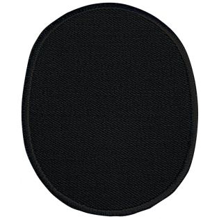 2x Aufbügelflecken - Jeans - umkettelt - schwarz