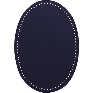 2x Wildlederimitat - Patches - 14x9,5cm - tinte