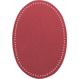 2x Wildlederimitat - Patches - 14x9,5cm - pink