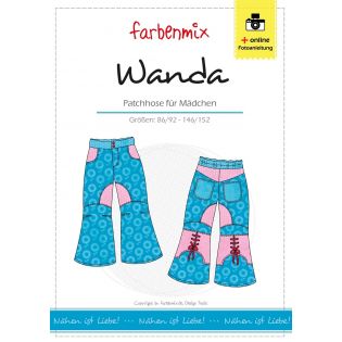 Schnittmuster - Farbenmix - Wanda - Patchhose für Mädchen