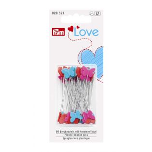 Prym Love Stecknadeln - 0,60 x 50mm - sortiert - 50 Stück