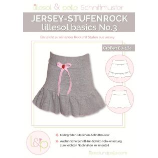 Schnittmuster - Lillesol & Pelle - Basics No. 3 - Jersey-Stufenrock