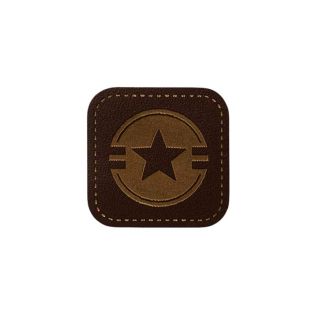 Applikation - Leder Stern