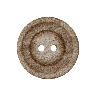 2-Loch-Knopf - 28 mm - taupe