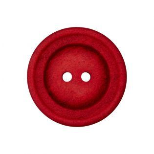 2-Loch-Knopf - 28 mm - rot