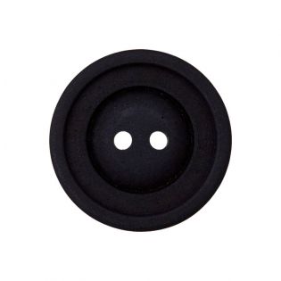 2-Loch-Knopf - 23 mm - schwarz