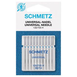 Schmetz - 10 Nähmaschinennadeln - Universal - 130/705 H 90/14