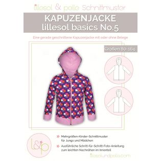 Schnittmuster - Lillesol & Pelle - Basics No. 5 - Kapuzenjacke